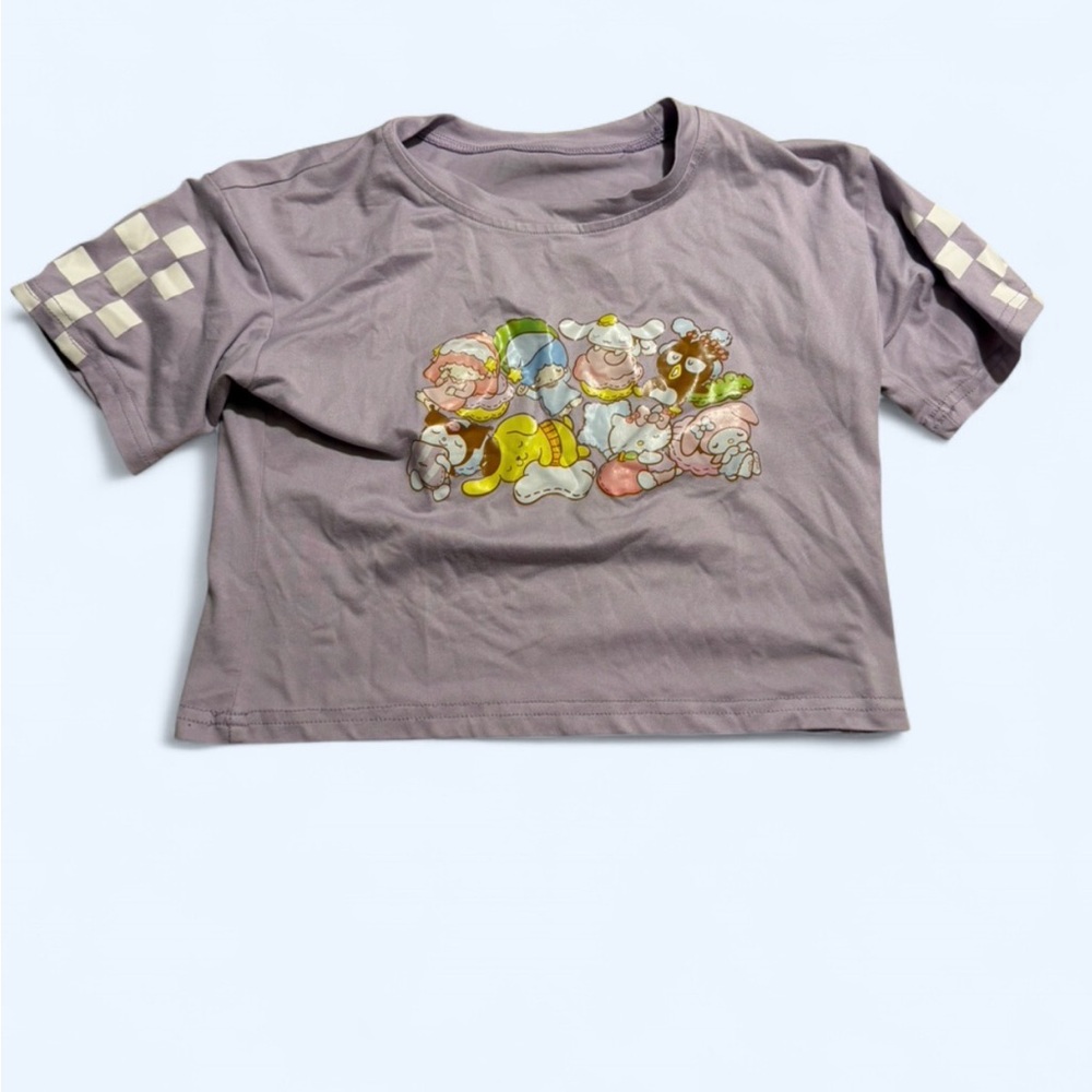 Sanrio Pastel Purple Character Tee